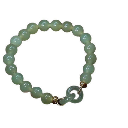 Eternal Connection Jade Bracelet | Heart-to-Heart Healing Talisman