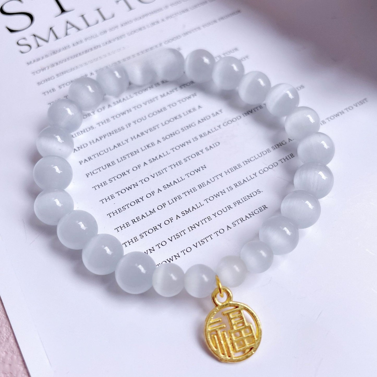 Harmonious Blessing Bracelet | Cats Eye Energy & Luck Collection