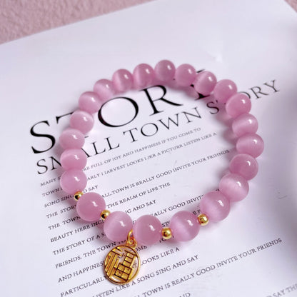 Harmonious Blessing Bracelet | Cats Eye Energy & Luck Collection
